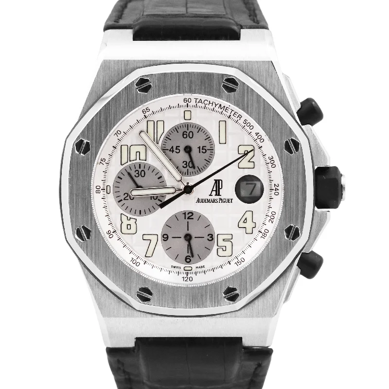 Classic Watches For Corporate Wear-Audemars Piguet Royal Oak Offshore SILVER Stainless Steel 42mm 25770ST Watch