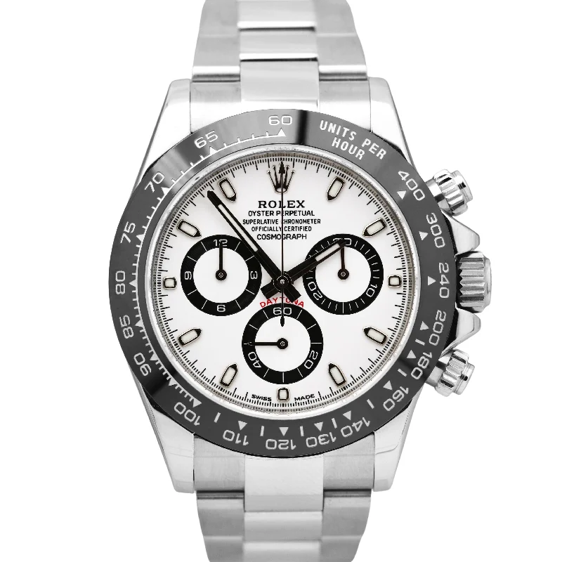 Affordable Watches For Collectors-MINT 2022 Rolex Daytona Cosmograph 116500 LN Ceramic White PANDA 40mm Watch BOX