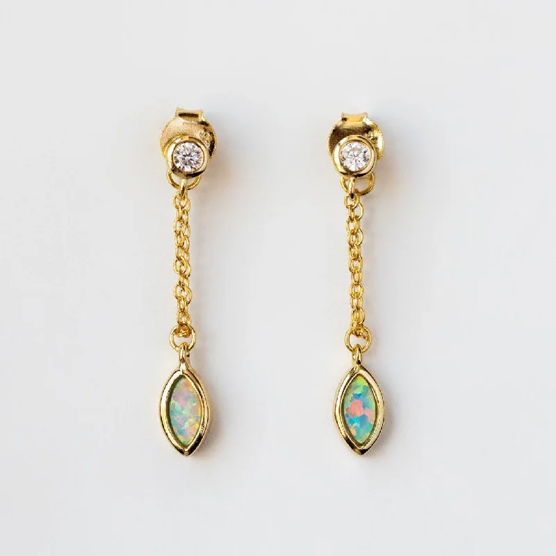 Personalized 3D Earrings For Unique Style-Full Swing Opal Earrings