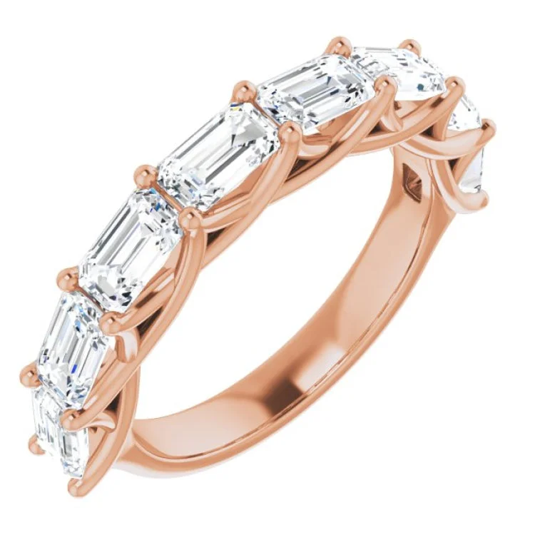 Trendy Engagement Rings With Colored Stones-14K Rose 2 5/8 CTW Natural Diamond Anniversary Band