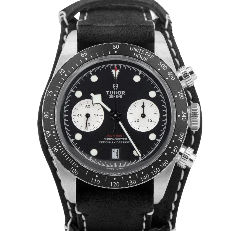 Designer Watches With Modern Features-MINT UNPOLISHED 2023 PAPERS Tudor Black Bay Chrono 41mm Steel Watch 79360 N BOX