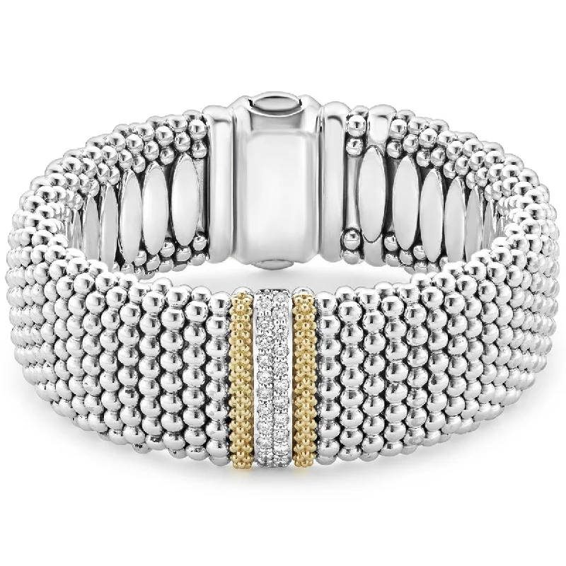 Charm Bracelets For Gifts-Diamond Caviar Bracelet