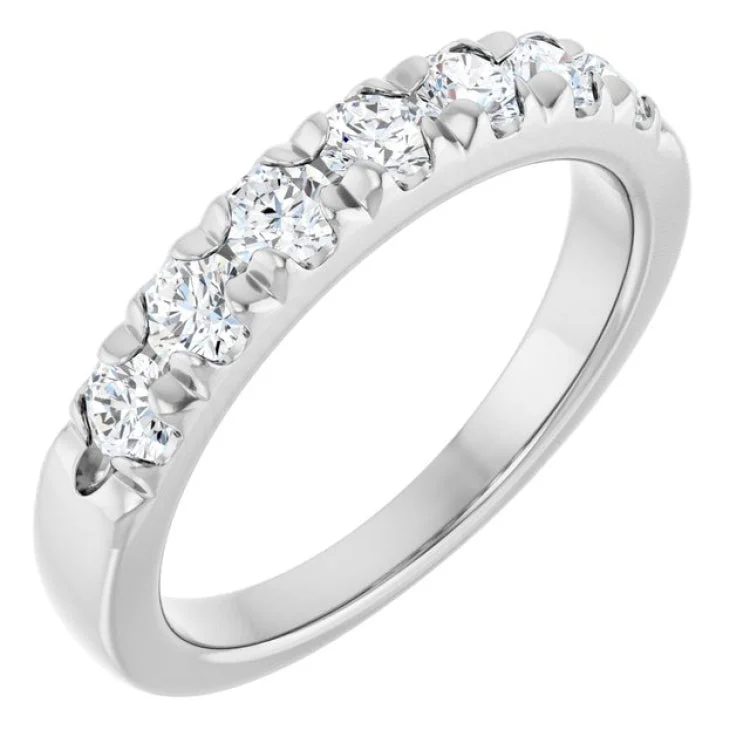 Handmade Rings For Special Celebrations-Platinum 3/4 CTW Lab-Grown Diamond Anniversary Band