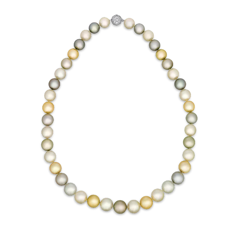 Unique Chain Necklace For Fashion Enthusiasts-Tiffany & Co. Multicolor South Sea Pearl Necklace