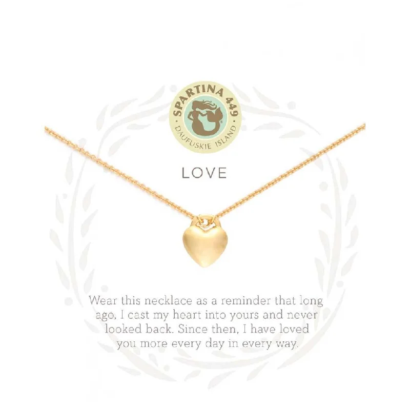 Personalized Family Tree Necklace For Mom-Spartina : Sea La Vie Love Necklace in Gold