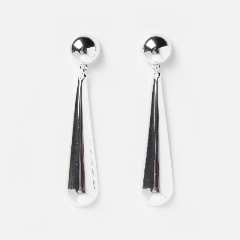 Sparkling Silver Earrings For Women-Linnea Earrings