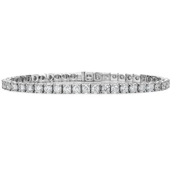 Men’s Chunky Bracelets-Diamond Line Tennis Bracelet