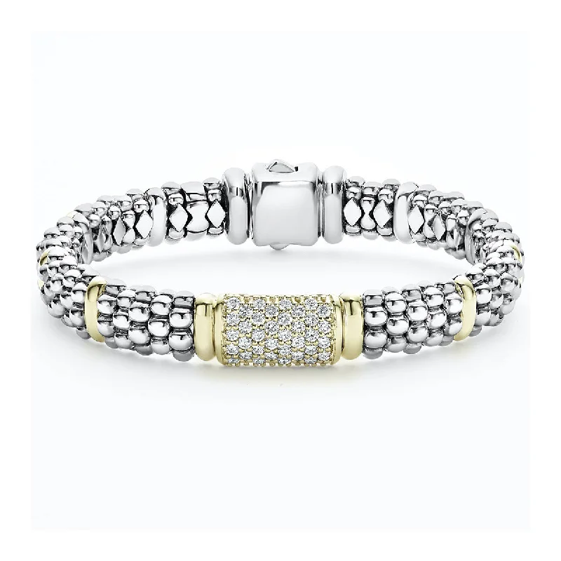 Men’s Casual Bracelets-Diamond Caviar Bracelet