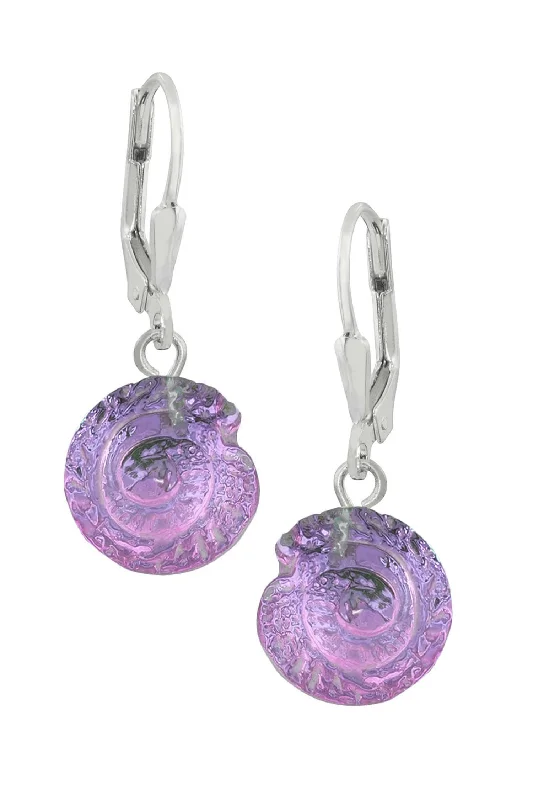 Chunky Hoop Earrings For Bold Look-Nautilus Crystal Earrings