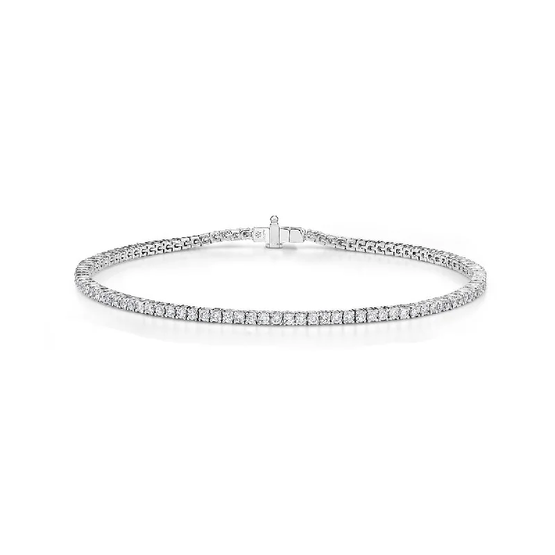 Exclusive Bracelets For Men-Diamond Line Tennis Bracelet