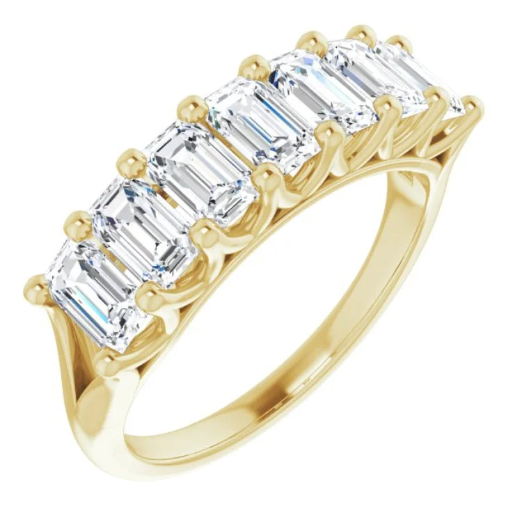 Elegant Engagement Rings With Diamond-14K Yellow 2 1/2 CTW Natural Diamond Anniversary Band