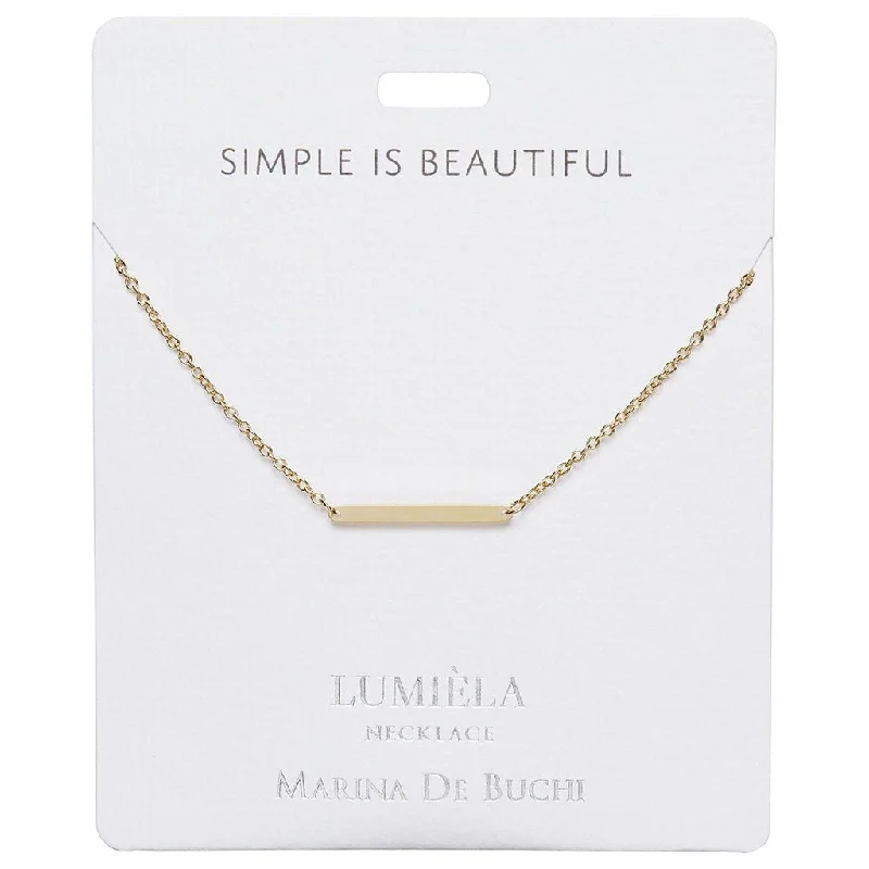 Custom Initial Pendant Necklace For Gifts-Lumiela Necklace: "simple is beautiful" -Bar