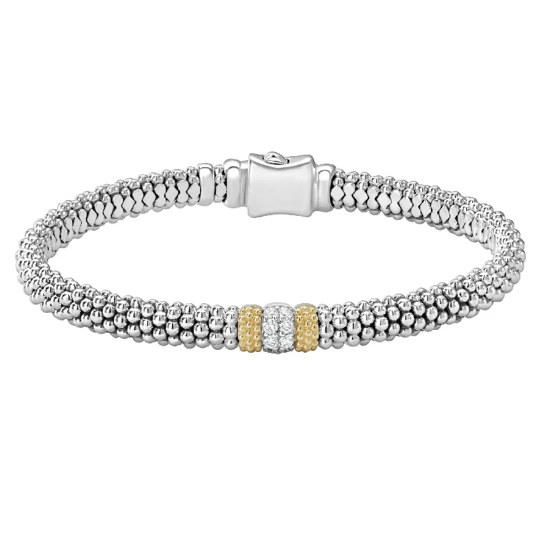 Adjustable Bracelets For Adults-Diamond Caviar Bracelet