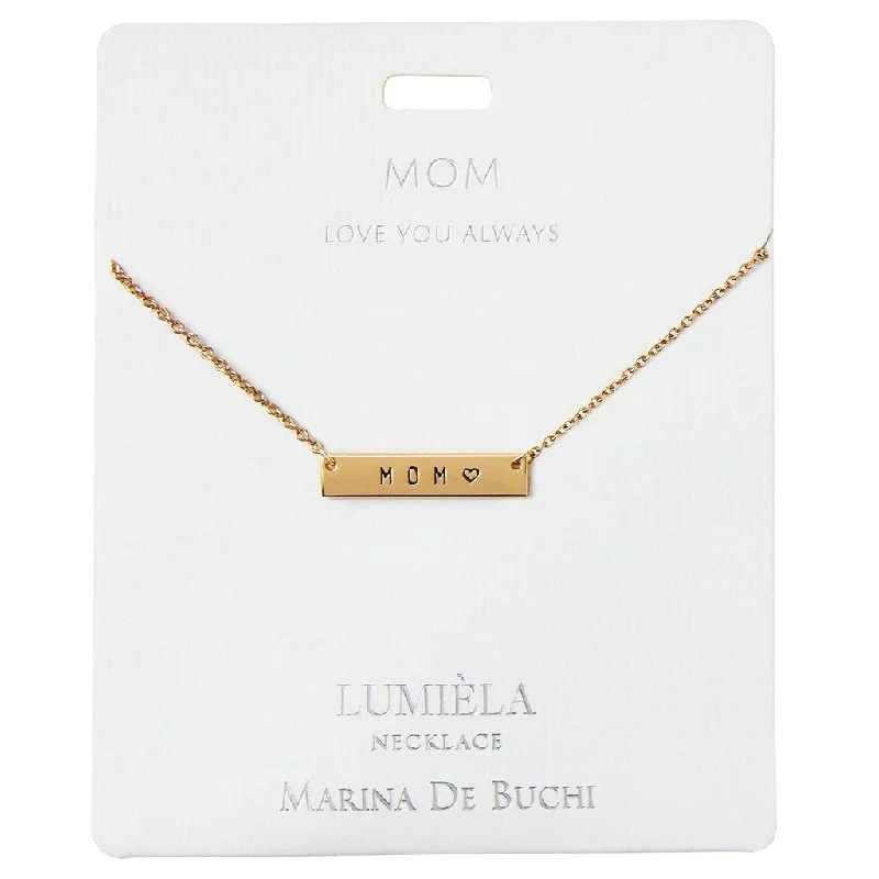 Personalized Necklace With Names For Family-Lumiela Necklace: " mom love you always" -Mom