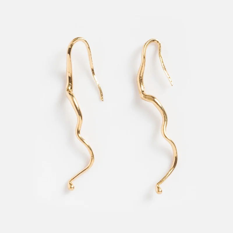 Minimalist Earrings For Chic Style-Line Study Earrings