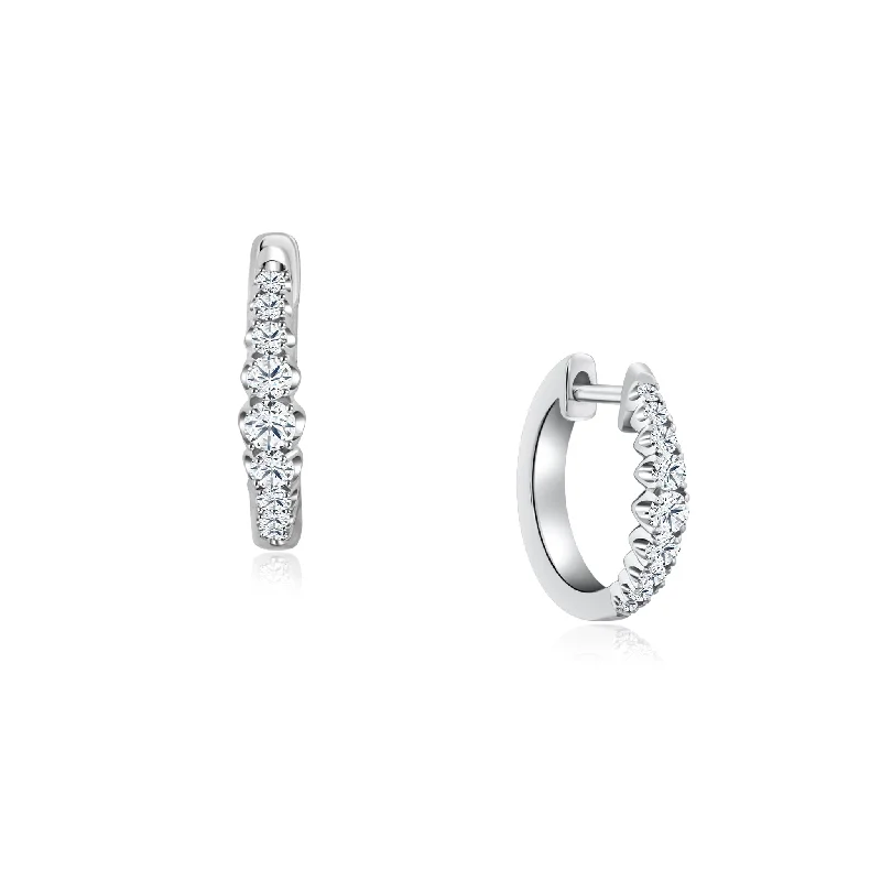 Retro Hoop Earrings For Women-Limitless Diamond Hoop Earrings