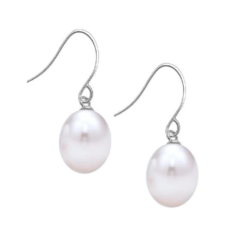 Custom Made Earrings For Special Events-Pearl Classic Dangle Earrings