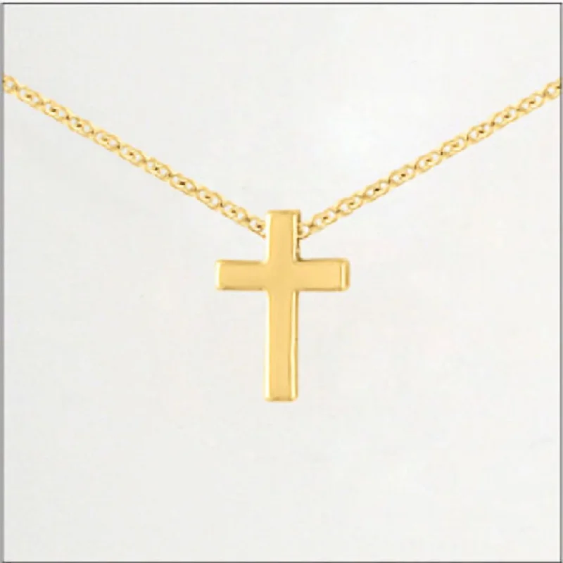 Simple Silver Necklace With Charms-Center Court : Gold Cross Layers Necklace