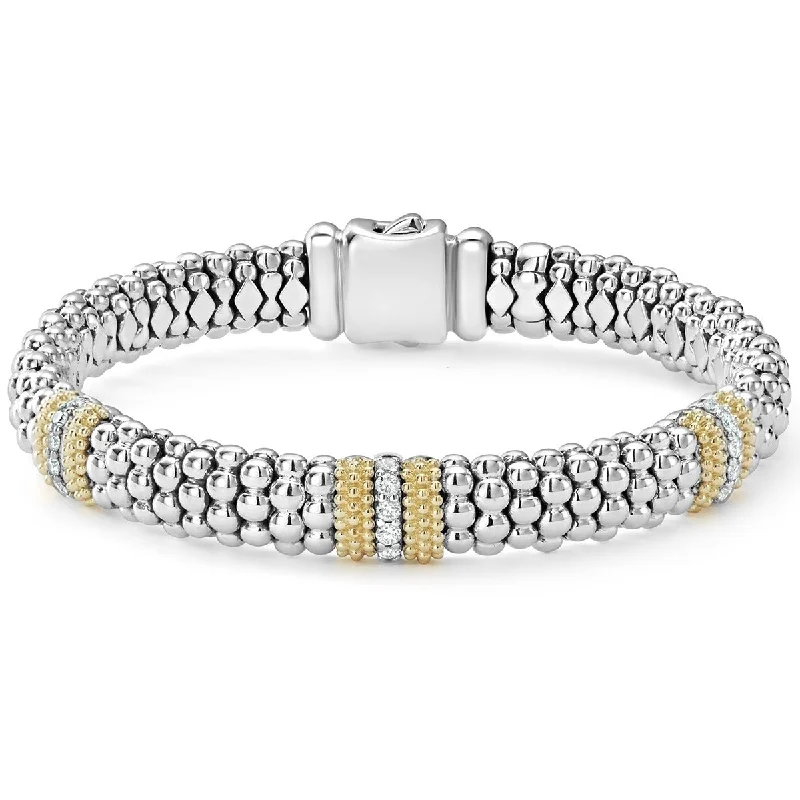 Trendy Friendship Bracelets-Diamond Caviar Bracelet